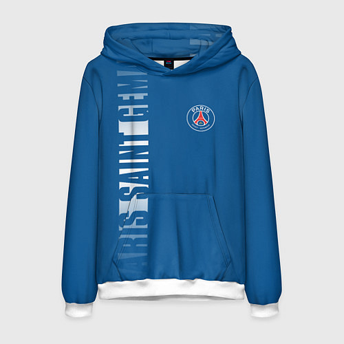 Мужская толстовка PSG PARIS SAINT GERMAIN WHITE LINE SPORT / 3D-Белый – фото 1