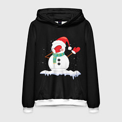 Мужская толстовка Cartoon Dab Snowman