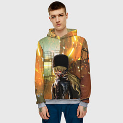 Толстовка-худи мужская Мия Карнштайн Сode Vein, цвет: 3D-меланж — фото 2