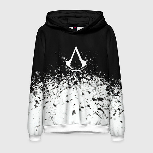 Мужская толстовка Assassins creed ассасины / 3D-Белый – фото 1