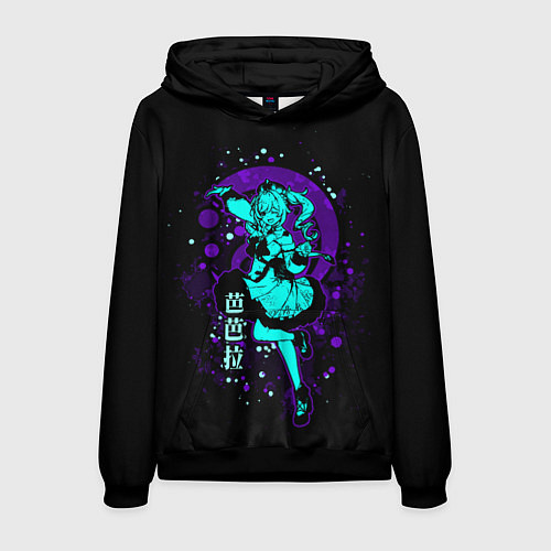 Мужская толстовка Genshin Impact Брбара / 3D-Черный – фото 1