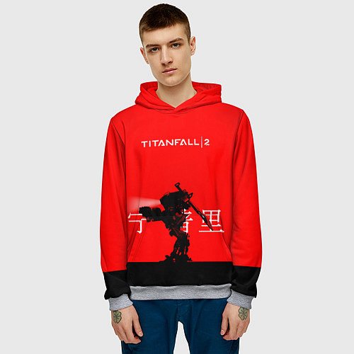 Мужская толстовка Mech TF2 / 3D-Меланж – фото 3
