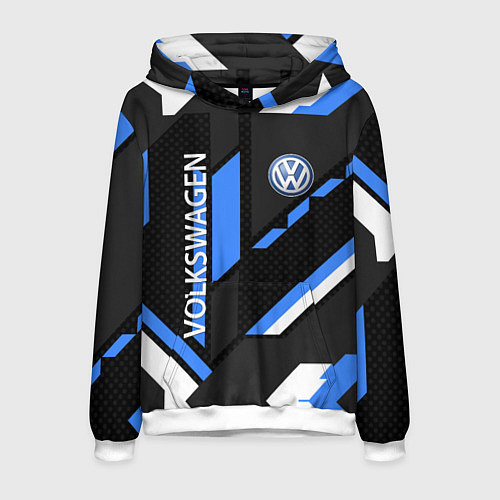 Мужская толстовка VOLKSWAGEN GEOMETRY SPORT / 3D-Белый – фото 1