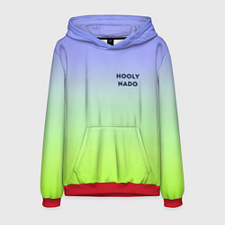 Толстовка-худи мужская Чего надо?02, цвет: 3D-красный