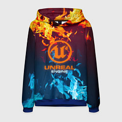 Мужская толстовка Unreal Огонь