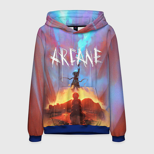 Мужская толстовка JINX ARCANE LOL LEAGUE OF LEGENDS / 3D-Синий – фото 1