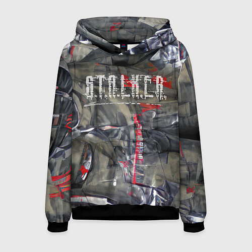 Мужская толстовка Возвращение сталкера / 3D-Черный – фото 1