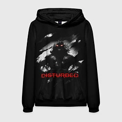 Толстовка-худи мужская DISTURBED THE GUY ЛИЦО ДЕМОНА, цвет: 3D-черный