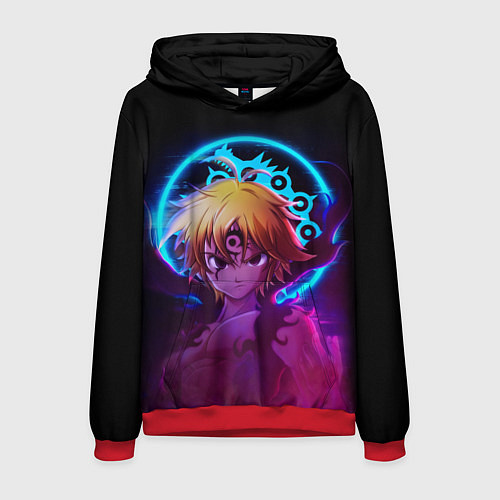 Мужская толстовка MELIODAS 7 DAEDLY SINS МЕЛИОДАС / 3D-Красный – фото 1