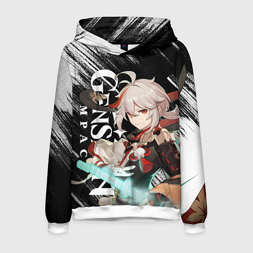 Мужская толстовка КАДЗУХА АНЕМО KAZUHA / 3D-Белый – фото 1