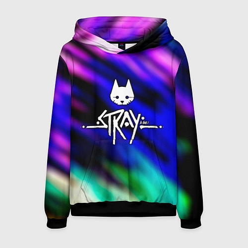 Мужская толстовка Stray / 3D-Черный – фото 1