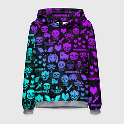 Мужская толстовка UNDERTALE NEON PATTERN УЗОР