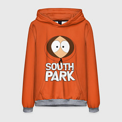 Толстовка-худи мужская Южный парк Кенни South Park, цвет: 3D-меланж