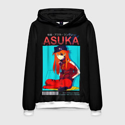 Толстовка-худи мужская Asuka - Neon Genesis Evangelion, цвет: 3D-белый
