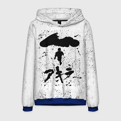 Мужская толстовка Akira черный постер / 3D-Синий – фото 1