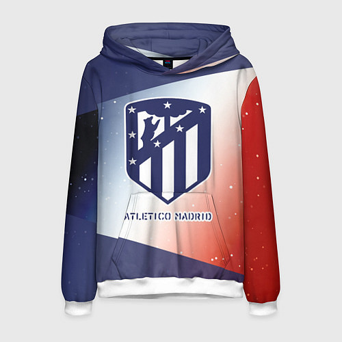 Мужская толстовка АТЛЕТИКО Atletico Madrid Графика / 3D-Белый – фото 1