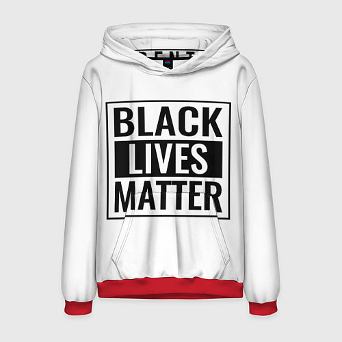 Мужская толстовка Black Lives Matters / 3D-Красный – фото 1