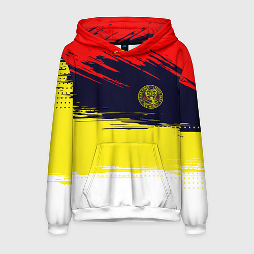 Мужская толстовка Кобра кай Cobra Kai спина / 3D-Белый – фото 1