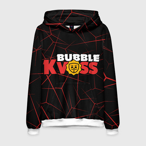 Мужская толстовка Бабл квас с узором / 3D-Белый – фото 1