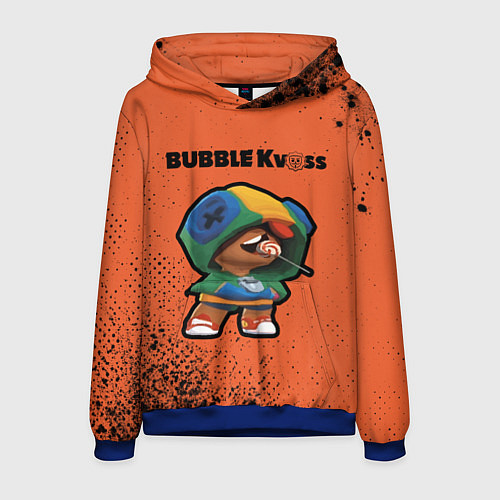 Мужская толстовка БАБЛ КВАС - БЛЕОН Арт / 3D-Синий – фото 1