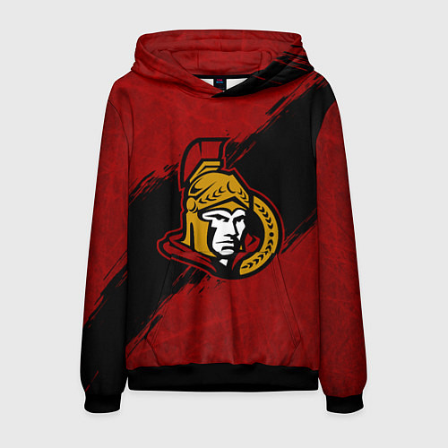 Мужская толстовка Оттава Сенаторз , Ottawa Senators / 3D-Черный – фото 1