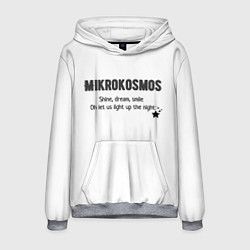 Толстовка-худи мужская Mikrokosmos, цвет: 3D-меланж