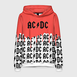 Толстовка-худи мужская Ac dc rock, цвет: 3D-белый