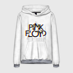 Мужская толстовка PINK FLOYD LOGO ПИНК ФЛОЙД ГЛИТЧ