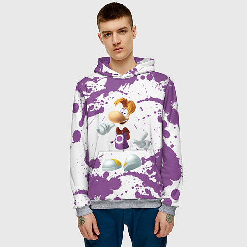 Мужская толстовка РЭЙМАН RAYMAN LEGENDS / 3D-Меланж – фото 3