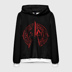 Толстовка-худи мужская Пиромидоголовый, цвет: 3D-белый