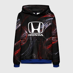 Толстовка-худи мужская Honda разводы, цвет: 3D-синий