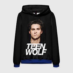 Толстовка-худи мужская Волчонок Стайлз, цвет: 3D-синий