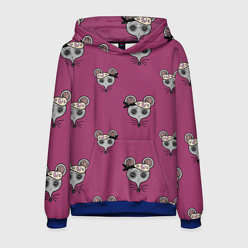 Мужская толстовка Ниндзя-мыши Клинок, рассекающий демонов Kimetsu no / 3D-Синий – фото 1