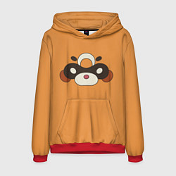 Толстовка-худи мужская Genshin Impact - Гоба, цвет: 3D-красный