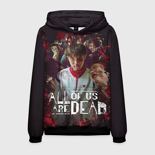 Мужская толстовка Мы все мертвы - Гви-Нам / 3D-Черный – фото 1