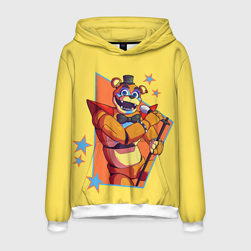 Мужская толстовка Funny UCN Freddy / 3D-Белый – фото 1