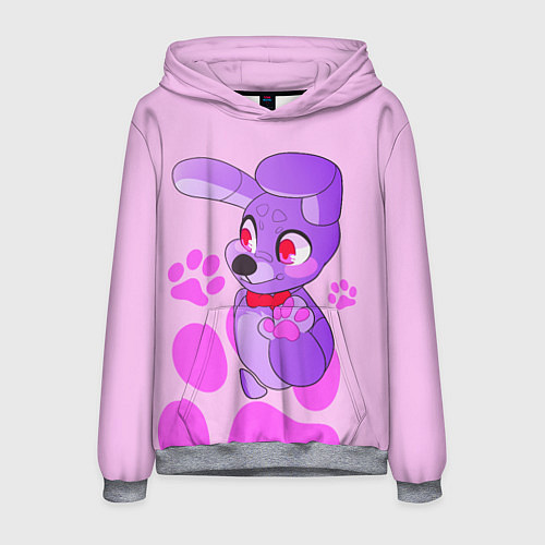 Мужская толстовка Bonnie the Rabbit UCN / 3D-Меланж – фото 1
