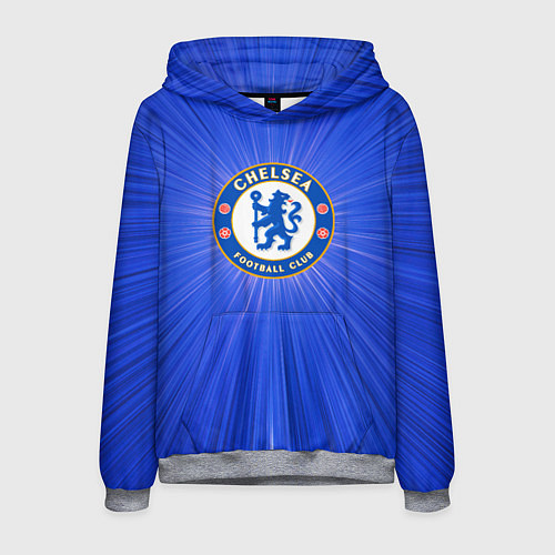 Мужская толстовка Chelsea football club / 3D-Меланж – фото 1