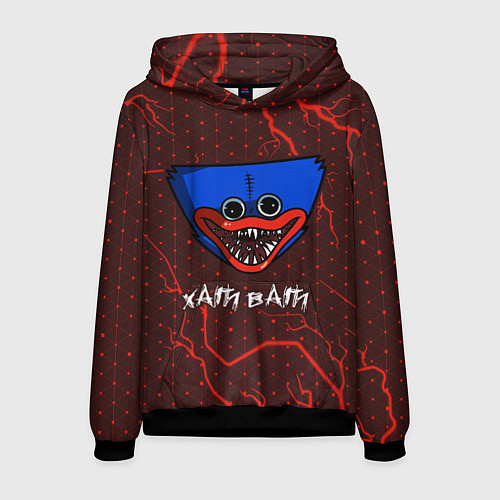 Мужская толстовка ХАГИ ВАГИ Молнии 4 / 3D-Черный – фото 1