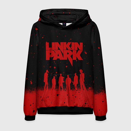 Мужская толстовка Linkin Park Линкин Парк / 3D-Черный – фото 1