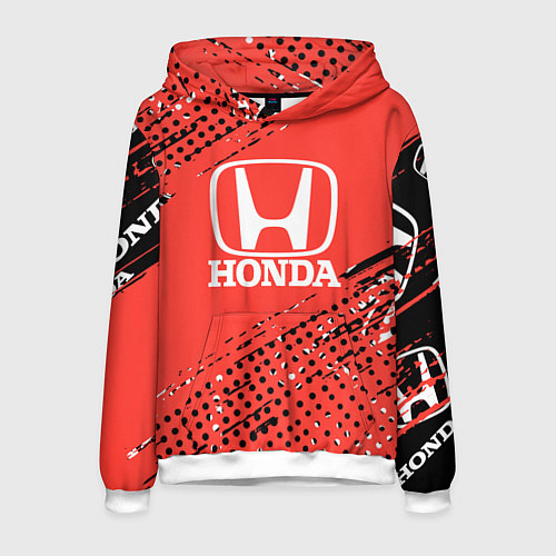 Мужская толстовка HONDA хонда sport / 3D-Белый – фото 1