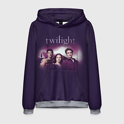 Толстовка-худи мужская Персонажи Twilight, цвет: 3D-меланж