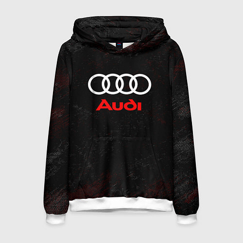 Мужская толстовка Audi спорт / 3D-Белый – фото 1