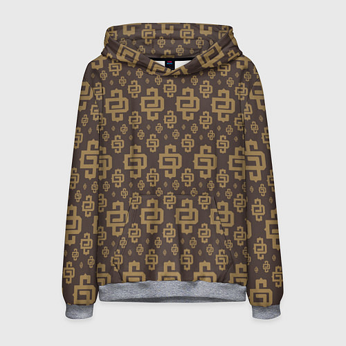 Мужская толстовка Monogramm Pattern Dope Camo Dope Street Market / 3D-Меланж – фото 1