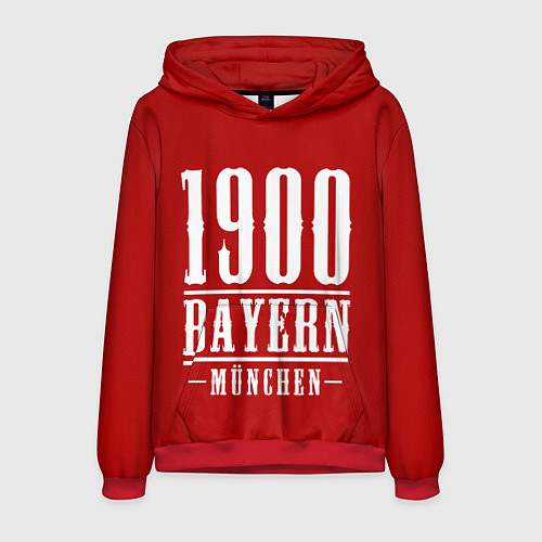 Мужская толстовка Бавария Bayern Munchen / 3D-Красный – фото 1