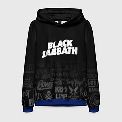 Мужская толстовка Black Sabbath логотипы рок групп