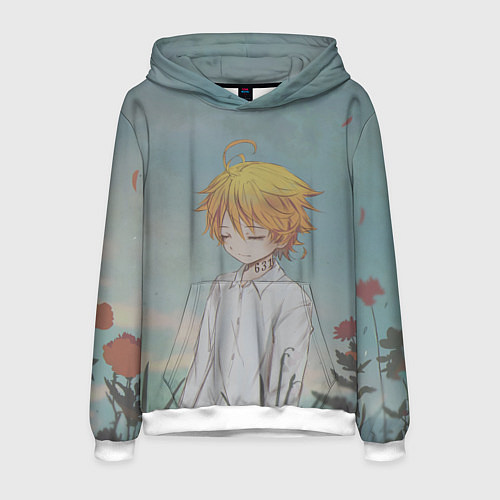 Мужская толстовка Милашка Эмма / 3D-Белый – фото 1