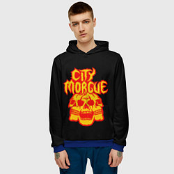 Толстовка-худи мужская ZillaKami x SosMula City Morgue Черепа, цвет: 3D-синий — фото 2