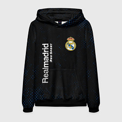 Толстовка-худи мужская REAL MADRID Pro Sport Потертости, цвет: 3D-черный