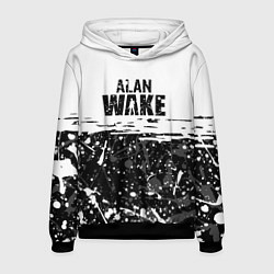 Толстовка-худи мужская Alan Wake Алан Уэйк, цвет: 3D-черный